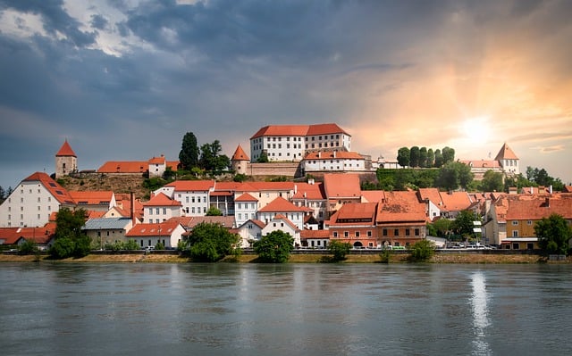 Free download slovenia ptuj city cityscape free picture to be edited with GIMP free online image editor