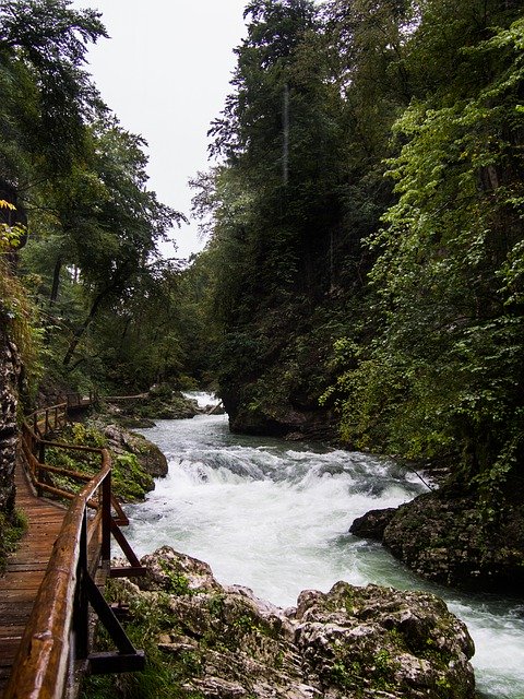 Free download Slovenia River Waterfall -  free photo or picture to be edited with GIMP online image editor