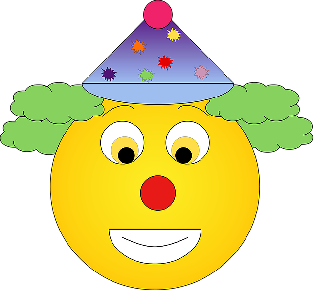 Free download Smile Clown Circus -  free illustration to be edited with GIMP free online image editor