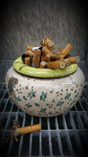 Free download Smoking Ashtray Cigarettes -  free photo or picture to be edited with GIMP online image editor