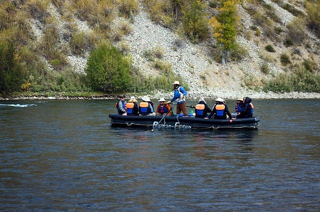 Free download Snake River Floating Raft -  free photo or picture to be edited with GIMP online image editor