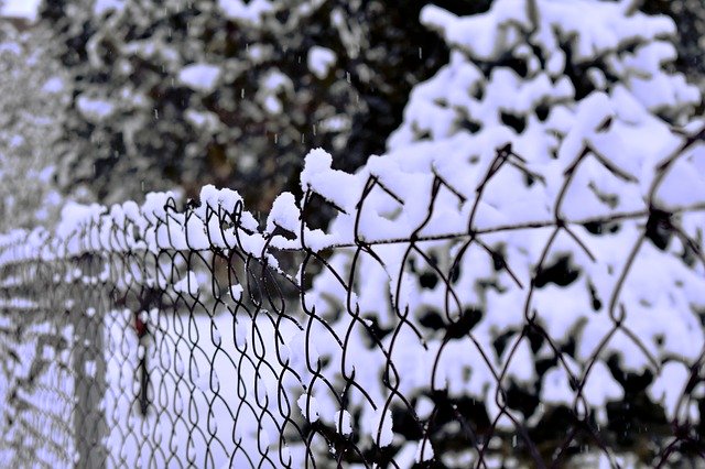 Free download Snow Fence Winter -  free photo or picture to be edited with GIMP online image editor