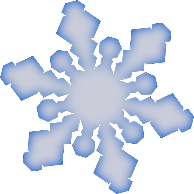 Free download Snowflake Blue Geometrical - Free vector graphic on Pixabay free illustration to be edited with GIMP free online image editor