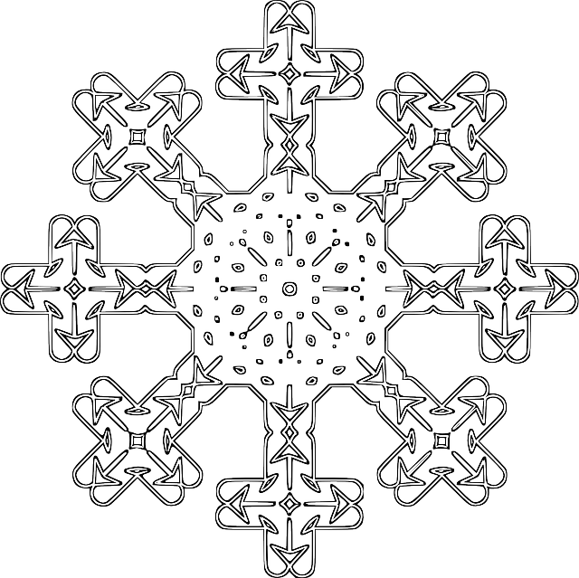 Free download Snowflake Flake Snow - Free vector graphic on Pixabay free illustration to be edited with GIMP free online image editor