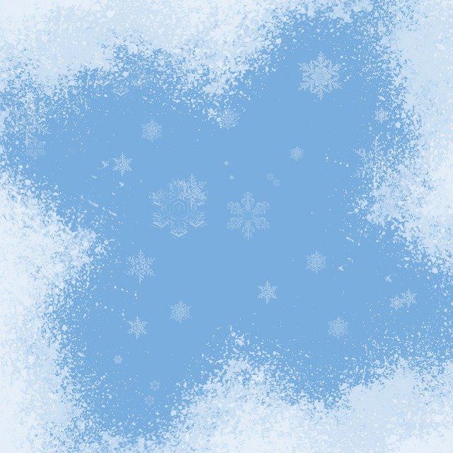 Free download Snowflakes Blue Winter -  free illustration to be edited with GIMP free online image editor