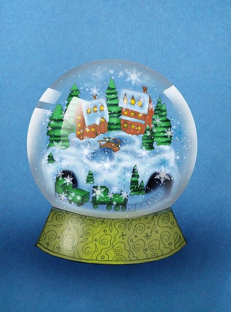 Free download Snow Globe Souvenir Winter free illustration to be edited with GIMP online image editor