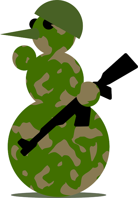 Free download Snowman Military Army - Free vector graphic on Pixabay free illustration to be edited with GIMP free online image editor