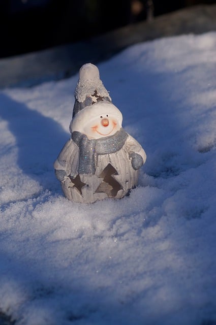 Free download snowman toy winter snow figurine free picture to be edited with GIMP free online image editor