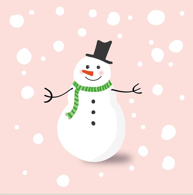 Free download snowman winter christmas time snow free picture to be edited with GIMP free online image editor