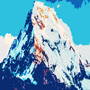 Snow Mountain Wallpaper Theme  screen for extension Chrome web store in OffiDocs Chromium