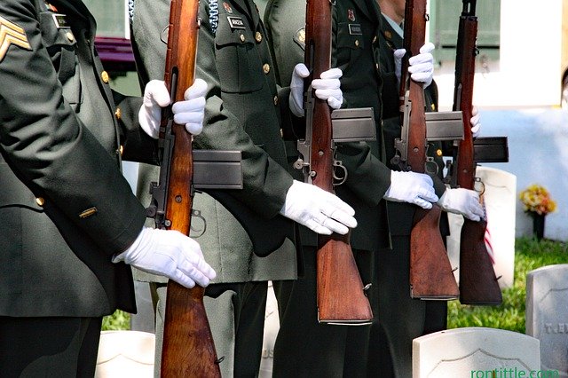 Free download Soldiers Honor Guard Detail Firing -  free photo or picture to be edited with GIMP online image editor