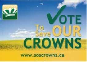 Free download SOS Crowns - Vote to Save OUr Crowns Postcard free photo or picture to be edited with GIMP online image editor