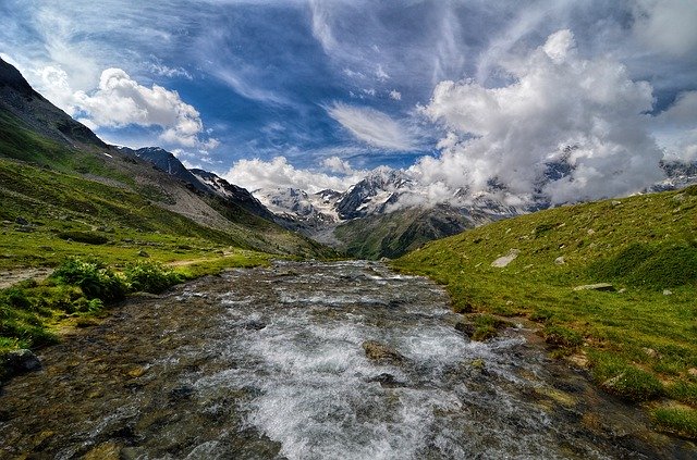 Free download South Tyrol Mountains River -  free photo or picture to be edited with GIMP online image editor