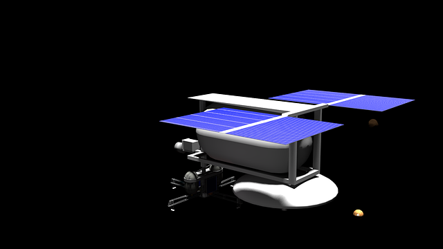 Gratis download Spacecraft Satellite Render - gratis illustratie om te bewerken met GIMP gratis online beeldbewerker