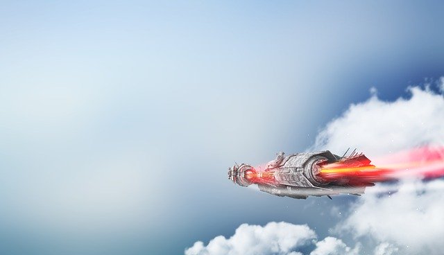 Free download Spaceship Clouds Background -  free illustration to be edited with GIMP free online image editor