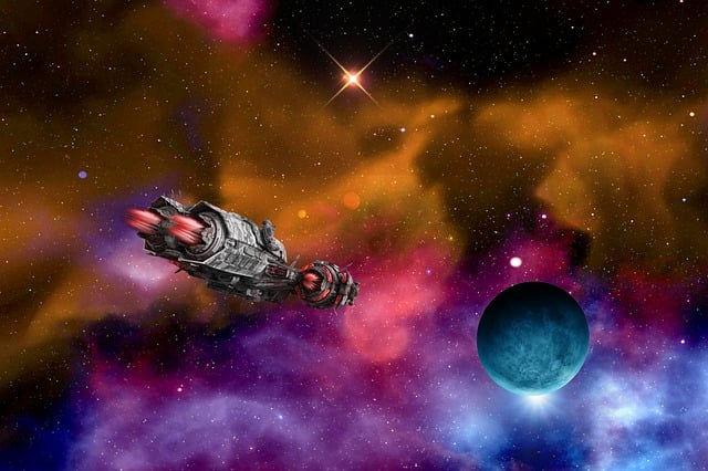 Free download spaceship science fiction exoplanet free picture to be edited with GIMP free online image editor