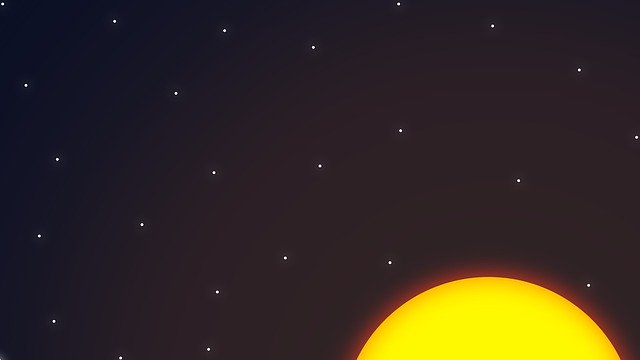 Free download Space Sun Night -  free illustration to be edited with GIMP free online image editor