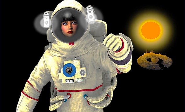 Free download Space Walk Science Fiction Fantasy -  free illustration to be edited with GIMP free online image editor