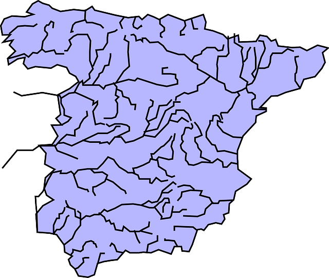 Free download Spain Geography Rivers - Free vector graphic on Pixabay free illustration to be edited with GIMP free online image editor