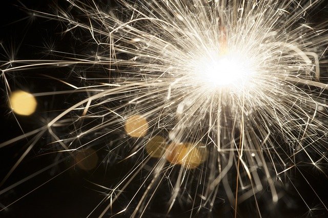 Free download Sparkler New Year Sparks -  free photo or picture to be edited with GIMP online image editor