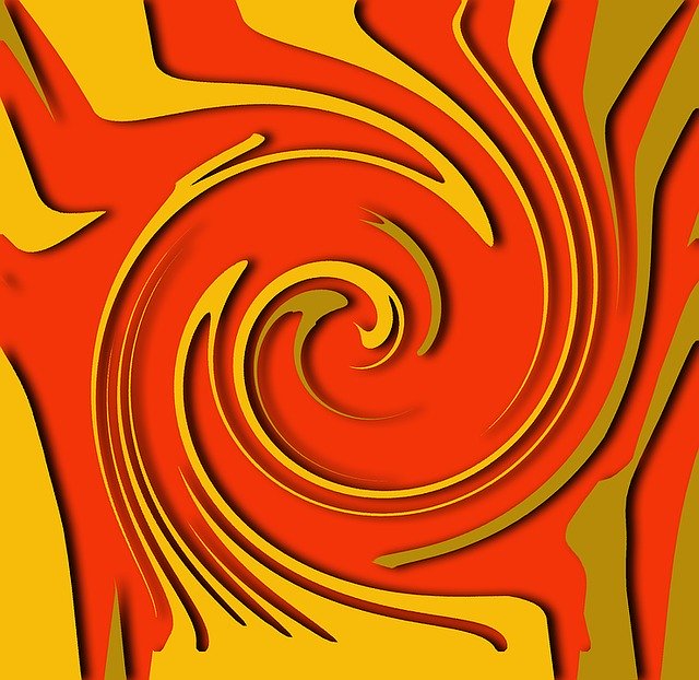 Free download Spiral Red Card -  free illustration to be edited with GIMP free online image editor