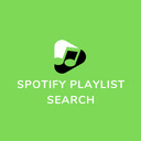 Spotify Playlist Search  screen for extension Chrome web store in OffiDocs Chromium