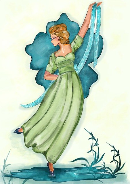 Free download Spring Dance Women -  free illustration to be edited with GIMP free online image editor