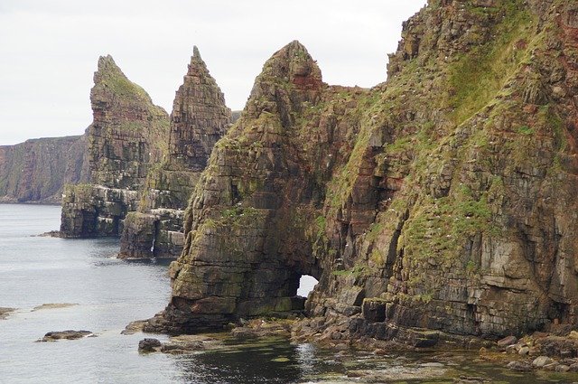 Free download Stacks Of Duncansby Rock Coast -  free photo or picture to be edited with GIMP online image editor