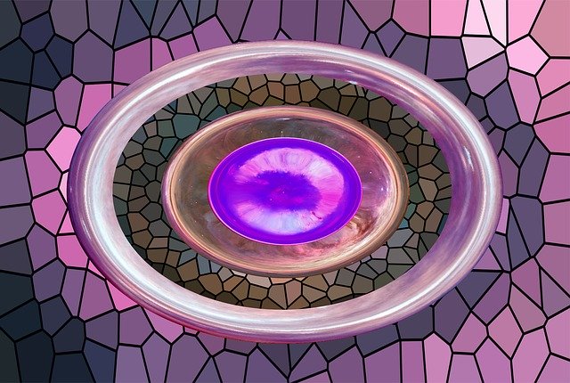 Free download Stained Glass Purple Gem -  free illustration to be edited with GIMP free online image editor