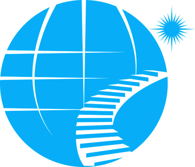 Free download Stairs Global Planet - Free vector graphic on Pixabay free illustration to be edited with GIMP free online image editor