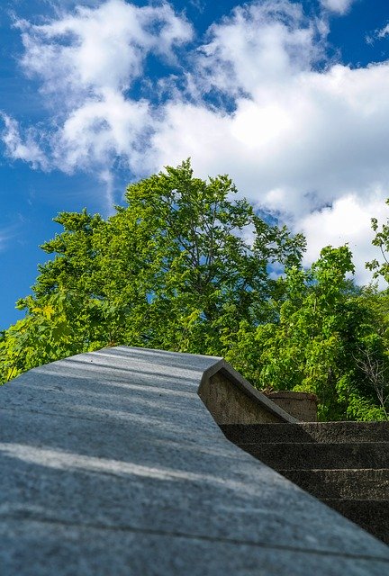 Free download Stairs Gradually Parapet -  free photo or picture to be edited with GIMP online image editor