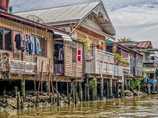 Free download stake stilt houses thailand house free picture to be edited with GIMP free online image editor