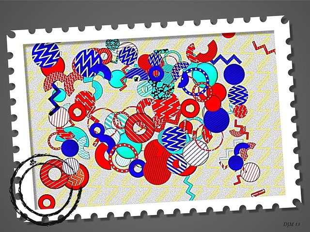 Free download Stamp Postal Creation -  free illustration to be edited with GIMP free online image editor