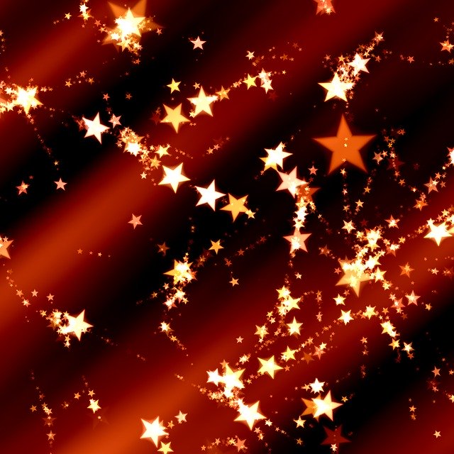 Free download Star Golden Red -  free illustration to be edited with GIMP free online image editor