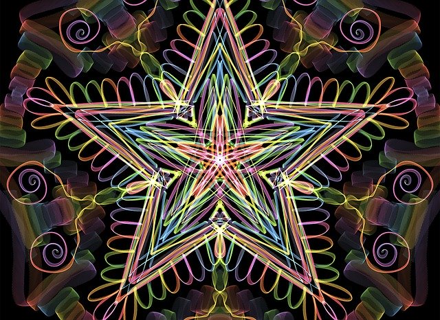 Free download Star Mandala Pattern -  free illustration to be edited with GIMP free online image editor