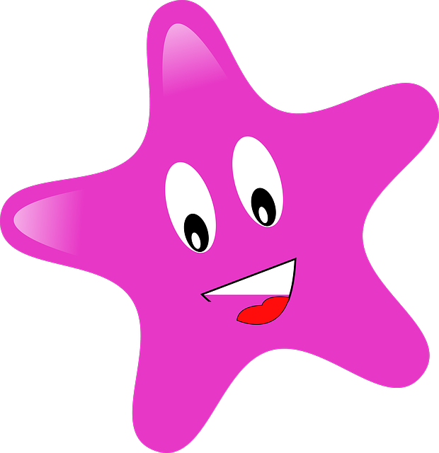 Free download Star Pink Colorful -  free illustration to be edited with GIMP free online image editor