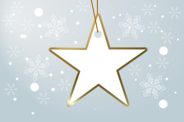 Free download Star Snow Christmas -  free illustration to be edited with GIMP free online image editor