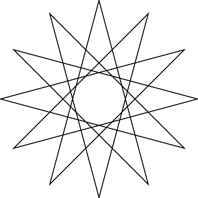 Free download Stars Polygon Geometry - Free vector graphic on Pixabay free illustration to be edited with GIMP free online image editor