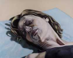 Free download Stas Korolov, Kira Sleeping, Oil On Canvas 100x 80 Cm , 2015 free photo or picture to be edited with GIMP online image editor