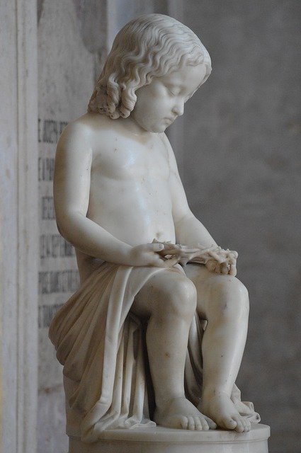 Free download Statue Child Boy -  free photo or picture to be edited with GIMP online image editor