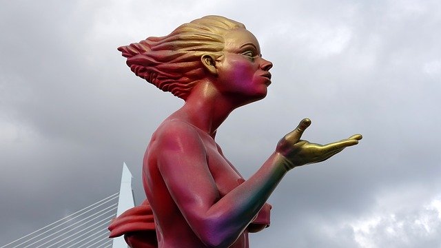 Free download Statue Purple Woman -  free photo or picture to be edited with GIMP online image editor