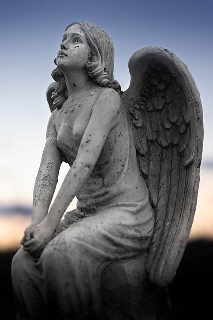 Free download statue sculpture angel cemetery free picture to be edited with GIMP free online image editor