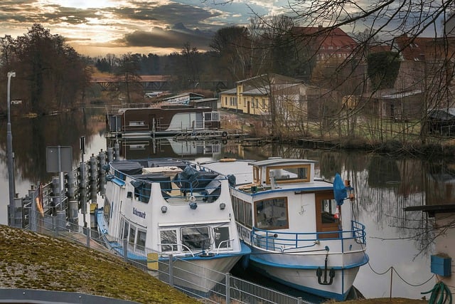 Free download steam boat waterway lake mooring free picture to be edited with GIMP free online image editor