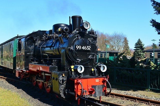 Free download Steam Locomotive Rasender Roland -  free photo or picture to be edited with GIMP online image editor