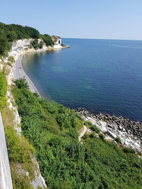 Free download Stevens Klint Denmark Chalk Cliffs -  free photo or picture to be edited with GIMP online image editor