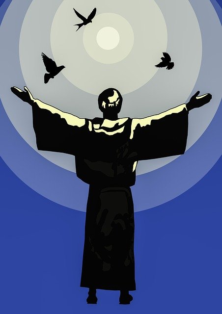 Free download St Francis Santo Prayer -  free illustration to be edited with GIMP free online image editor