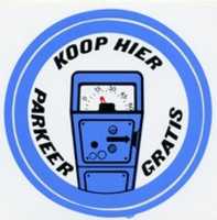 Free download Sticker Koop Hier Parkeer Gratis free photo or picture to be edited with GIMP online image editor