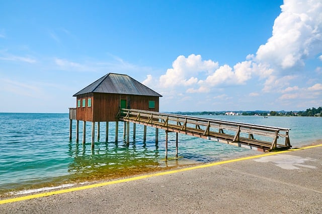 Free download stilt house jetty cottage house free picture to be edited with GIMP free online image editor