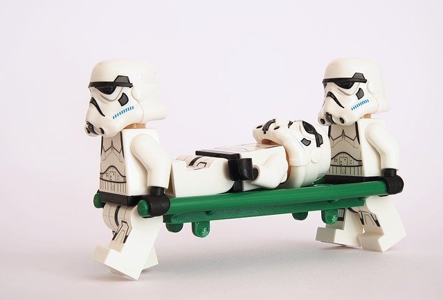 Free download stormtrooper lego stretcher litter free picture to be edited with GIMP free online image editor