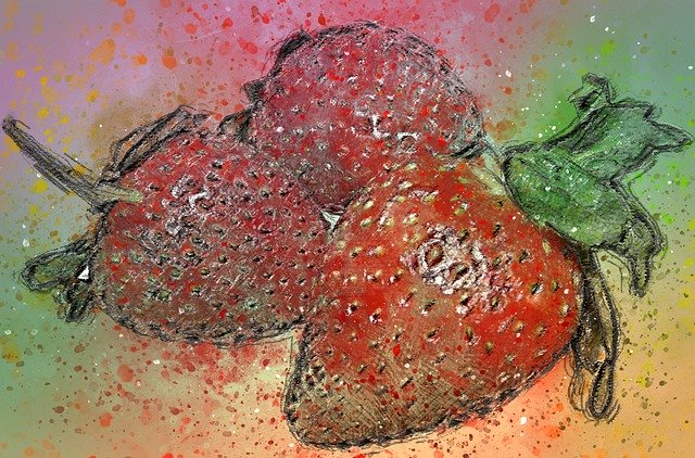 Free download Strawberries Fruit Fruits -  free illustration to be edited with GIMP free online image editor